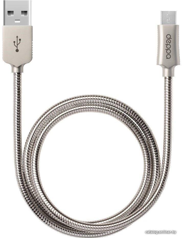 Кабель Deppa Steel USB - micro USB 72273