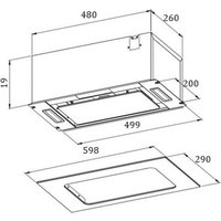 Кухонная вытяжка ZorG Asta 1060 60 M (белый)