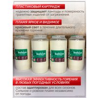 Набор свечей Bolsius Ритуальные масляные Copmo rc5 rspo mb 5 дней горения (белый)
