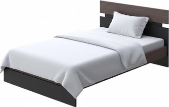 Кровать PROxSON Milton 80x200 (ясень шимо темный/черный)