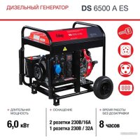 Дизельный генератор Fubag DS 6500 A ES