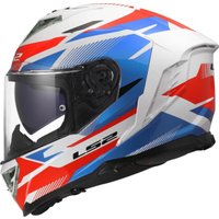 Мотошлем LS2 FF818 Storm III Komai (3XL, белый/синий/красный)