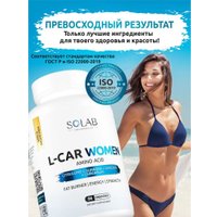 L-карнитин Solab L-Carnitine для женщин (90 капсул)