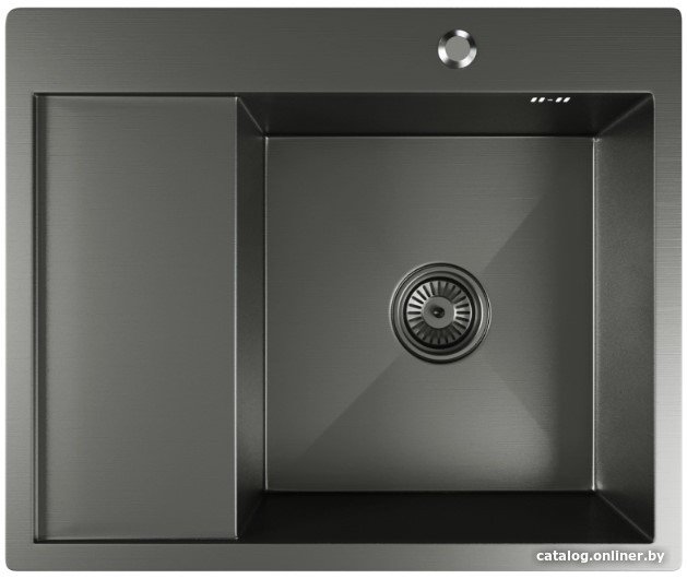 Кухонная мойка Mixline Pro 552929 (черный графит, с сифоном)