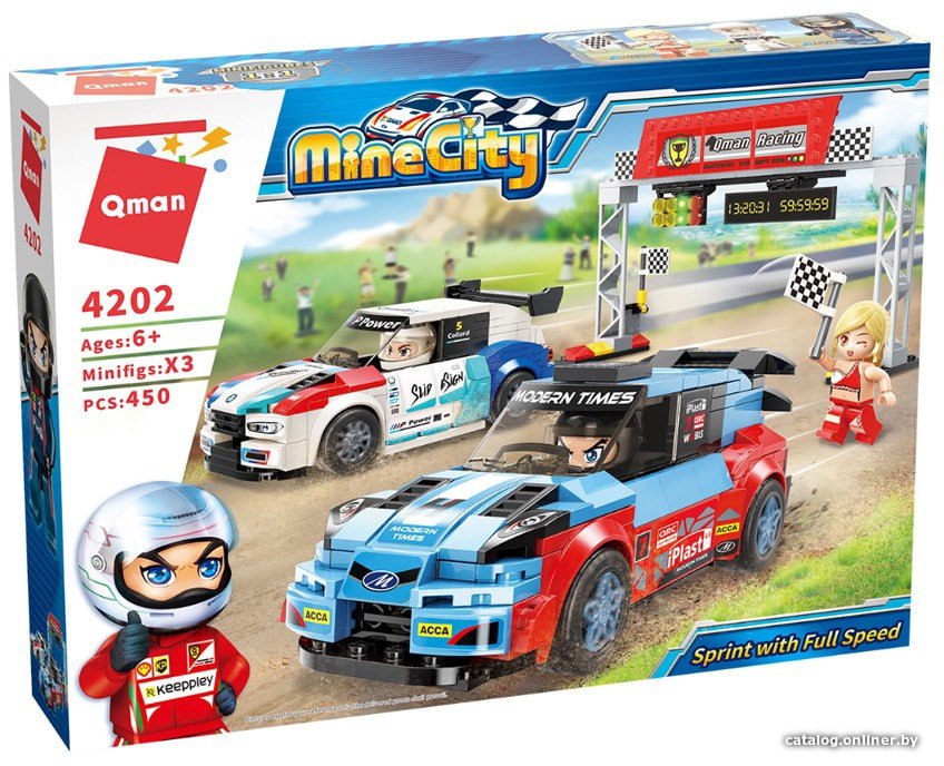 Конструктор Qman MineCity 4202 Sprint With Full Speed