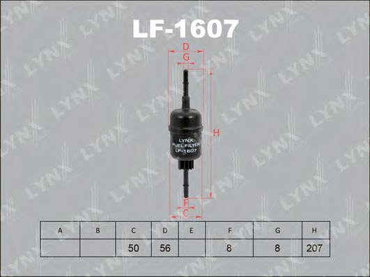 

Топливный фильтр LynxAuto LF1607