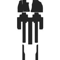 Комплект ковриков для авто Alicosta 1592_1 для Honda Odyssey V RC1/RC2/RC4 2020-н.в. (EVA соты, черный)