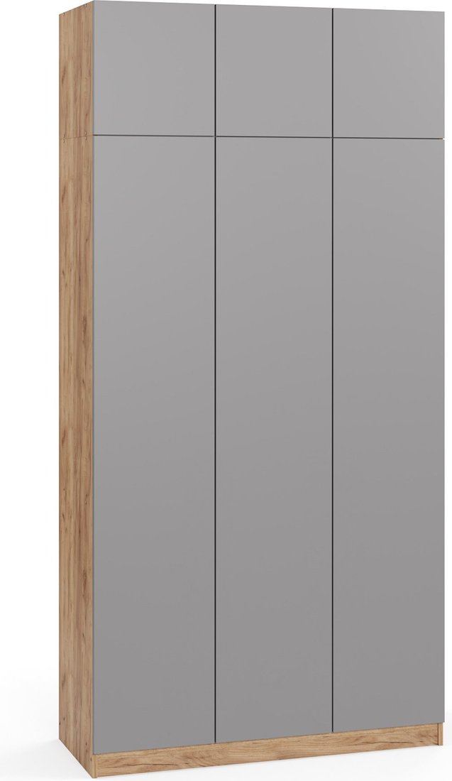 

Шкаф распашной Soma Lord Lite 120x240 (дуб крафт золотой/серый)