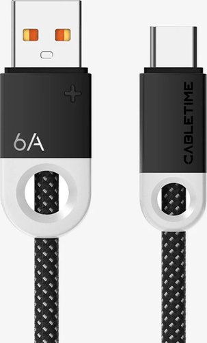 Кабель Cabletime CAP1L CT-AMCM6A-PBW2 (2 м, черный)