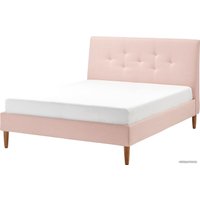 Кровать Ikea Иданэс 200x160 (бледно-розовый, гуннаред) 104.589.46