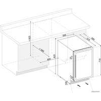 Винный шкаф Dunavox DX-53.130DBK/DP