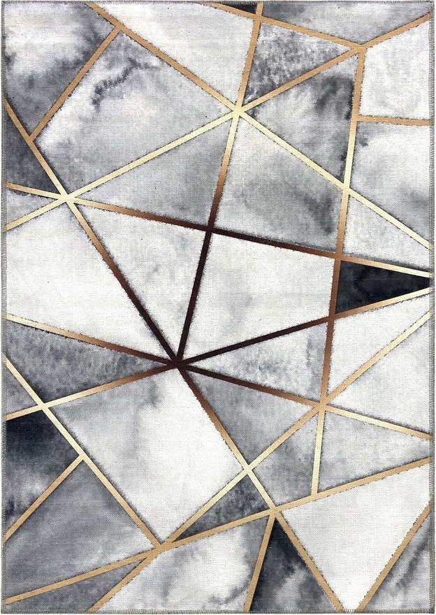 

Ковер для жилой комнаты Linea Hali Banco P1459-GREY (1.4x2)