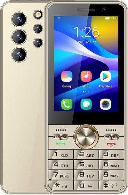 Кнопочный телефон Uniwa XS24 (золотистый)