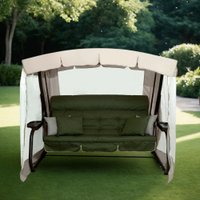 Садовые качели Sundays Турин-2 с1666 (бежевый/зеленый)