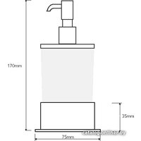 Дозатор для жидкого мыла Bemeta Plaza 140109161