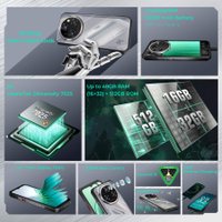 Телефон Oukitel WP62 16GB/512GB (черный) в Борисове