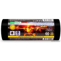 Пакеты для мусора Mirpack Силачи 25 мкм 60 л (20 шт) в Борисове