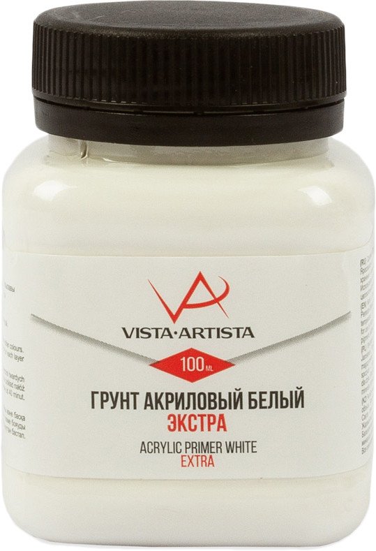 

Грунт художественный Vista-Artista VAP-100 100 мл (белый экстра)