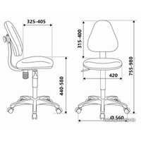 Компьютерное кресло Бюрократ KD-4/MASKARAD (мультиколор)