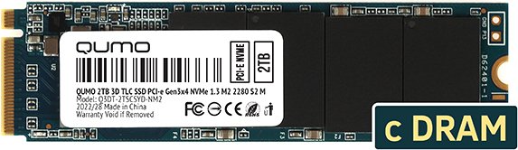 

SSD QUMO Novation M2 NVMe 2TB Q3DT-2TSCSYD-NM2