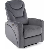 Кресло-кровать Signal Kronos Velvet Bluvel 14 (серый)