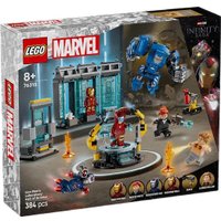 Конструктор LEGO Marvel Лаборатория Железного Человека: Зал Доспехов 76315