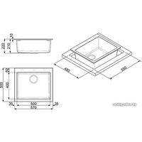 Кухонная мойка Smeg VZ57B