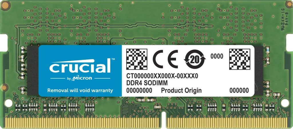 

Оперативная память Crucial 32GB DDR4 SODIMM PC4-25600 CT32G4SFD832A