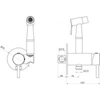 Гигиенический душ Vieir V462551-F