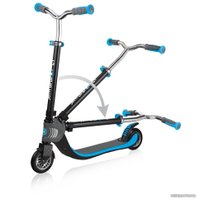 Двухколесный подростковый самокат Globber Flow 125 Foldable (голубой)