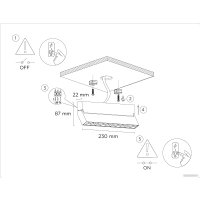 Точечный светильник Ambrella light Move TA1829 BK