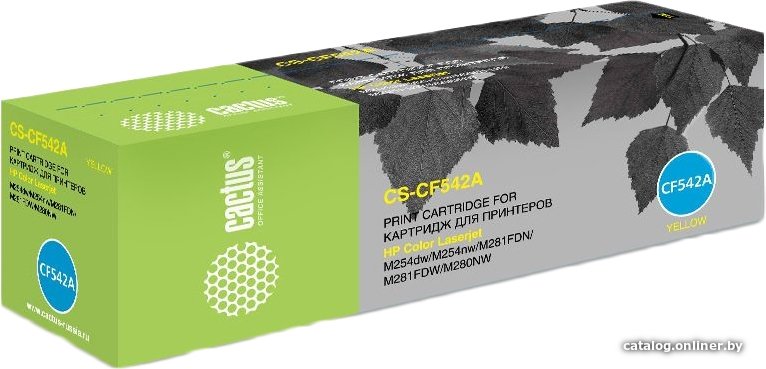 Картридж CACTUS CS-CF542A (аналог HP 203A CF542A)