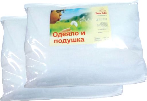 

Постельное белье Баю-Бай Одеяло и подушка К21 (белый) 105х140