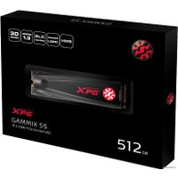 SSD ADATA GAMMIX S5 512GB AGAMMIXS5-512GT-C