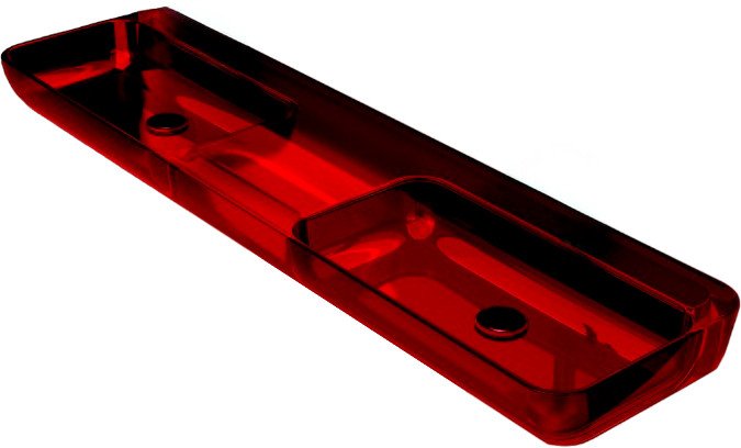 

Умывальник Abber Stein Kristall AAT2807 Rubin (красный)