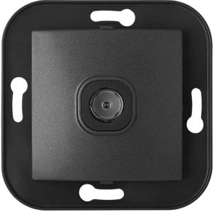 Розетка телевизионная Bylectrica Уют ТР-047 (графит)