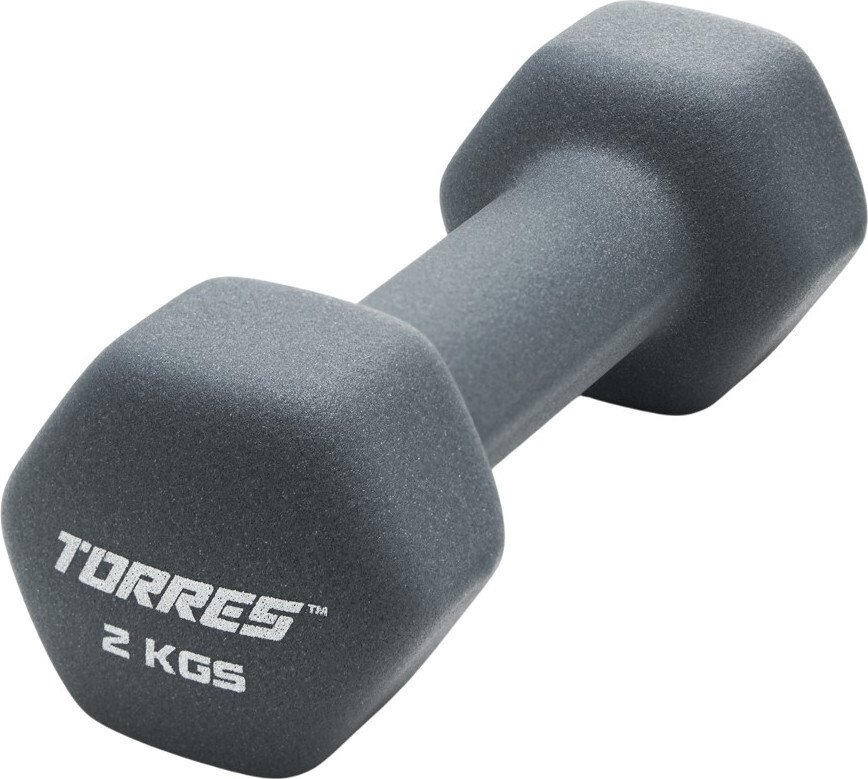 Гантель Torres PL522502 2 кг (серый)