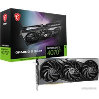 Видеокарта MSI GeForce RTX 4070 Ti Gaming X Slim 12G