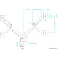 Кронштейн для монитора Onkron G200S