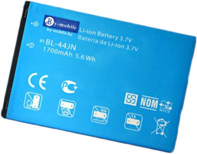 

Аккумулятор для телефона By-mobile совместим с LG BL-44JN