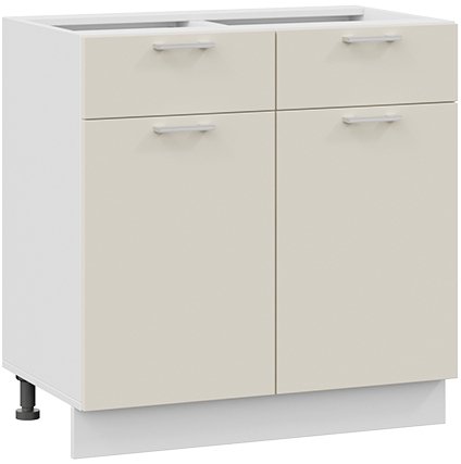 

Шкаф напольный Трия Габриэлла 1Н8Я1 (белый/крем)