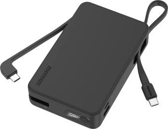 Внешний аккумулятор Momax 1-Power Vital+ Built-In USB-C IP139 20000mAh (черный)