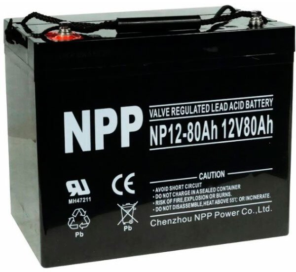 

Аккумулятор для ИБП NPP NP 12-80 12V 80Ah
