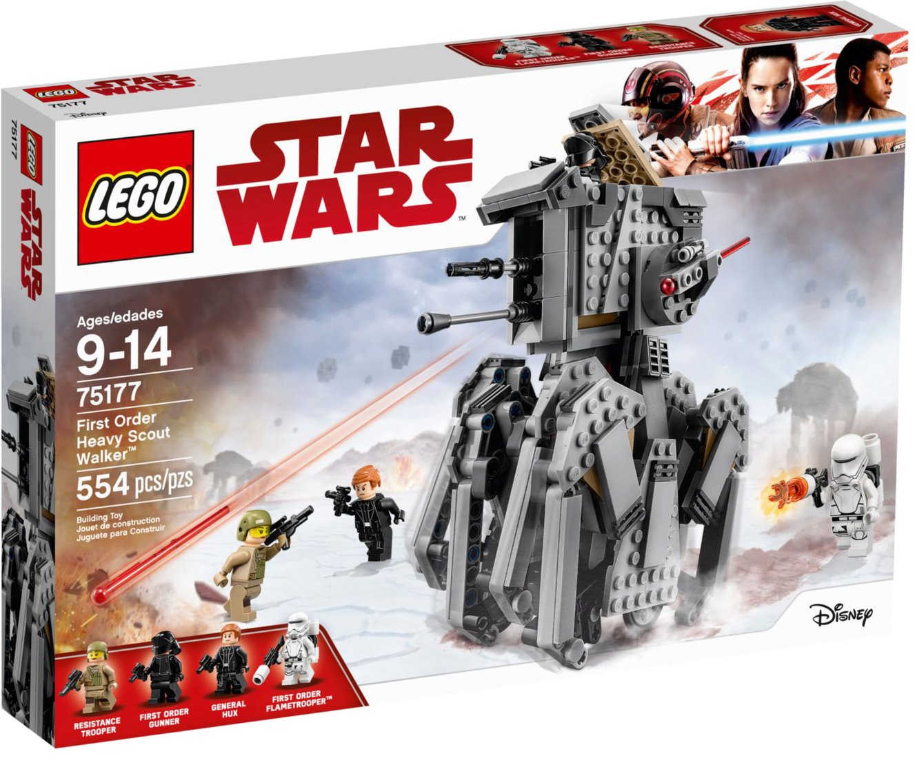 

Конструктор LEGO Star Wars 75177 Тяжелый разведывательный шагоход Первого Ордена
