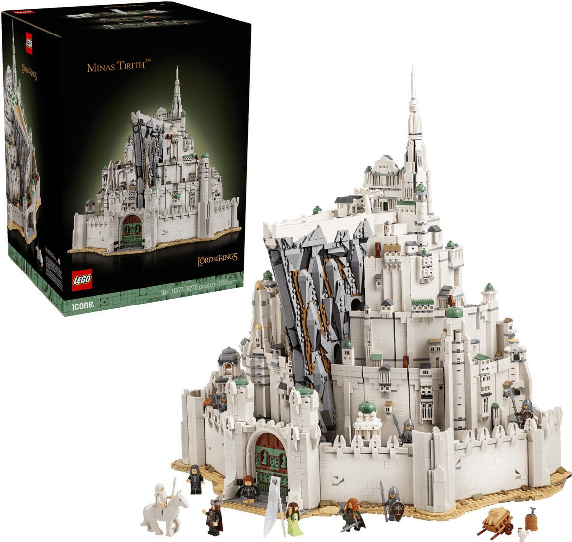 Конструктор LEGO Icons 11377 Властелин колец: Минас Тирит