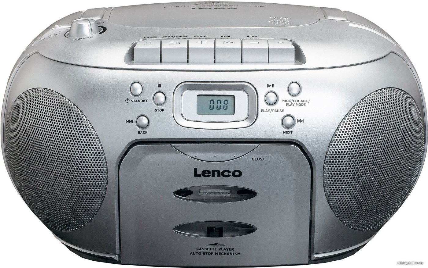 Магнитола Lenco SCD-420SI (серебристый)
