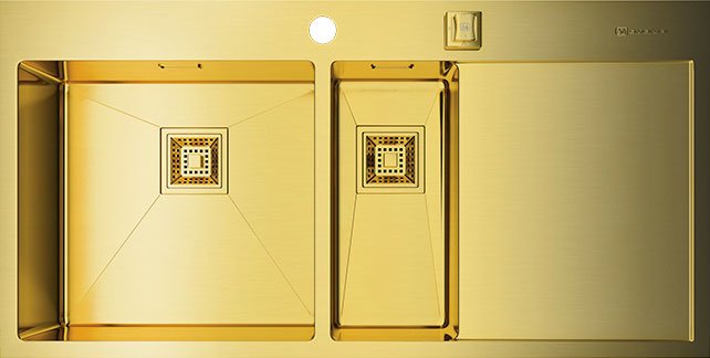 

Кухонная мойка Omoikiri Akisame 100-2-LG-L [4993089]