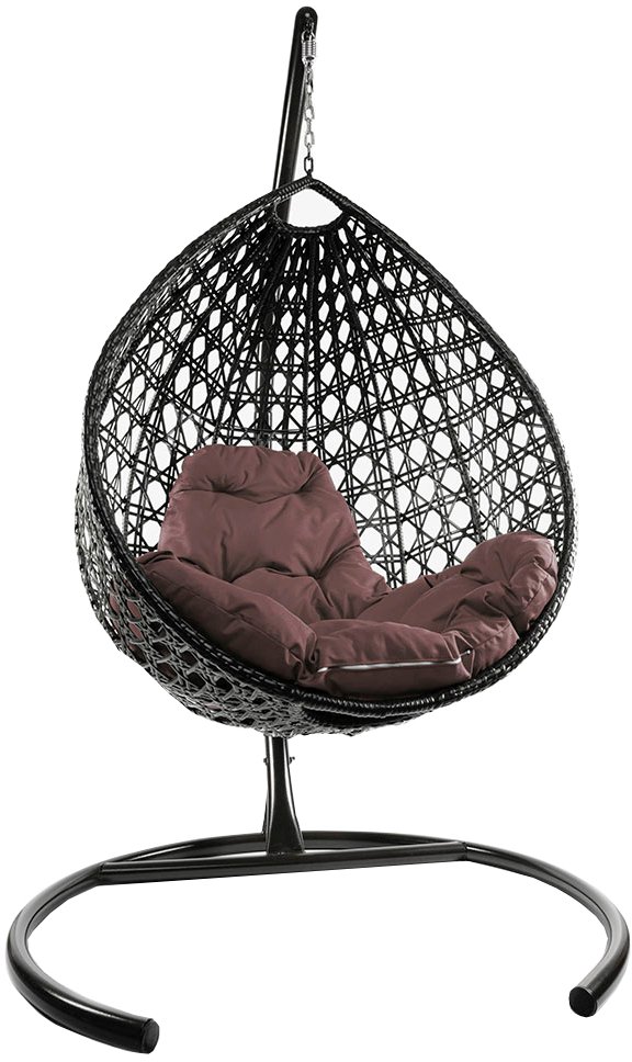 

Подвесное кресло M-Group Капля Люкс 11030205 (коричневый ротанг/коричневая подушка)