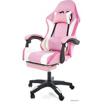 Игровое (геймерское) кресло Jiqiao DG8003 (белый/розовый)