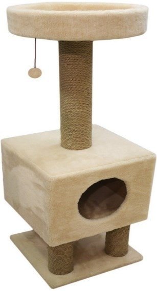 

Комплекс Cat House На ножках 1.05 (хлопок бежевый)